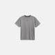 AFTR Graft T, a heather grey melange crew-neck t-shirt, front view